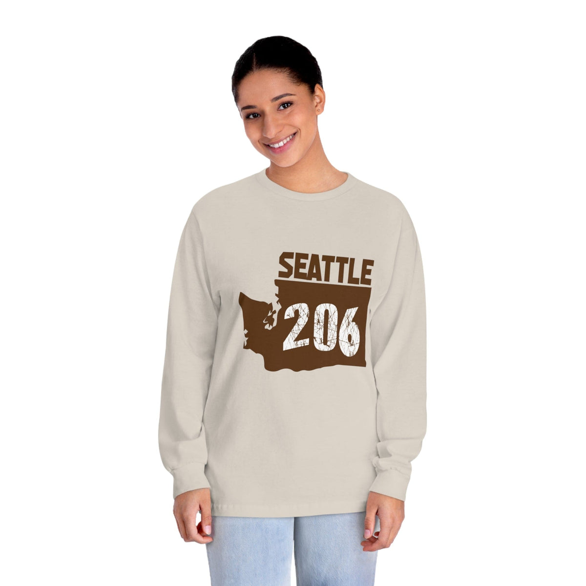 SEATTLE – Trendy Design, Premium Long Sleeve Tee