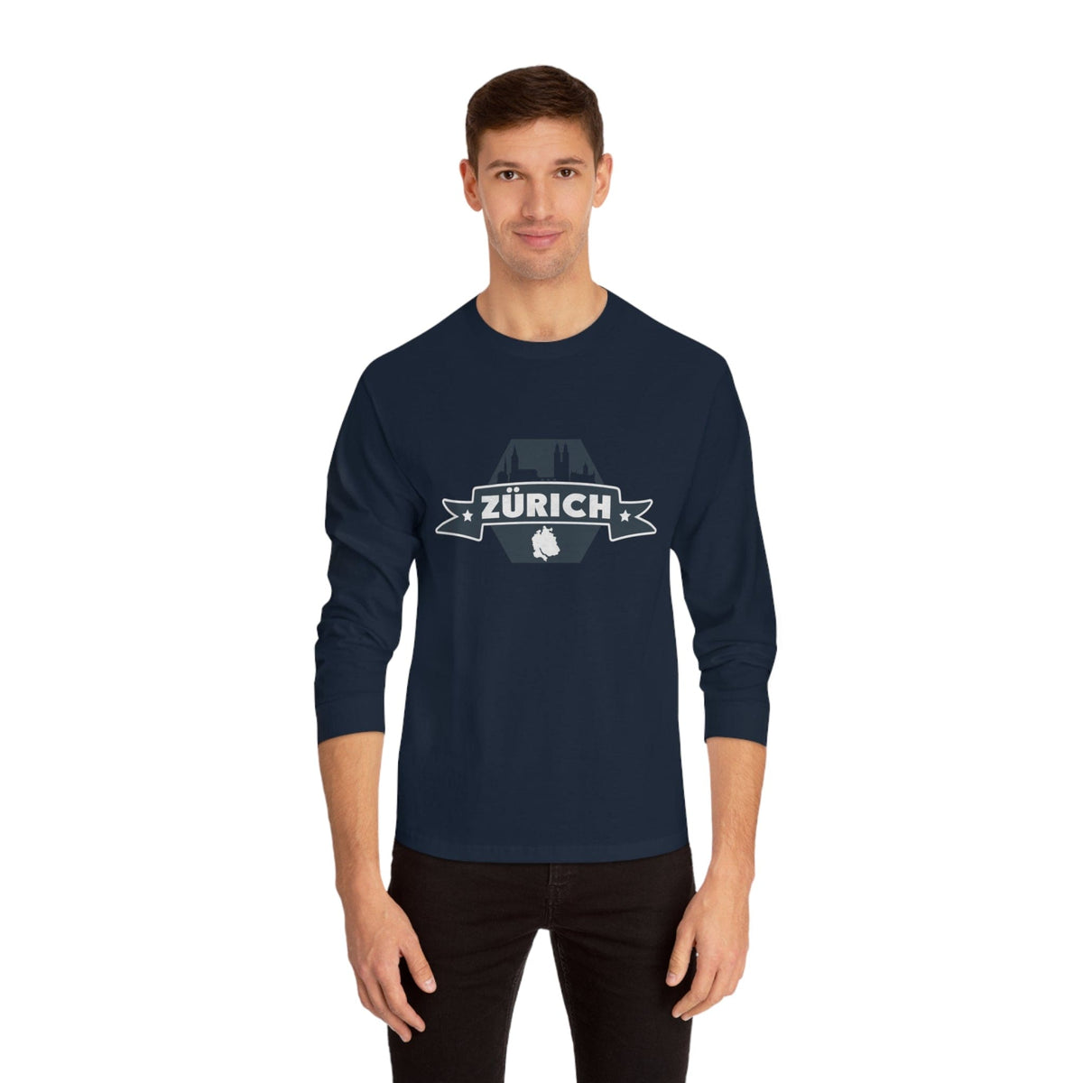 ZURICH – Trendy Design, Premium Long Sleeve Tee
