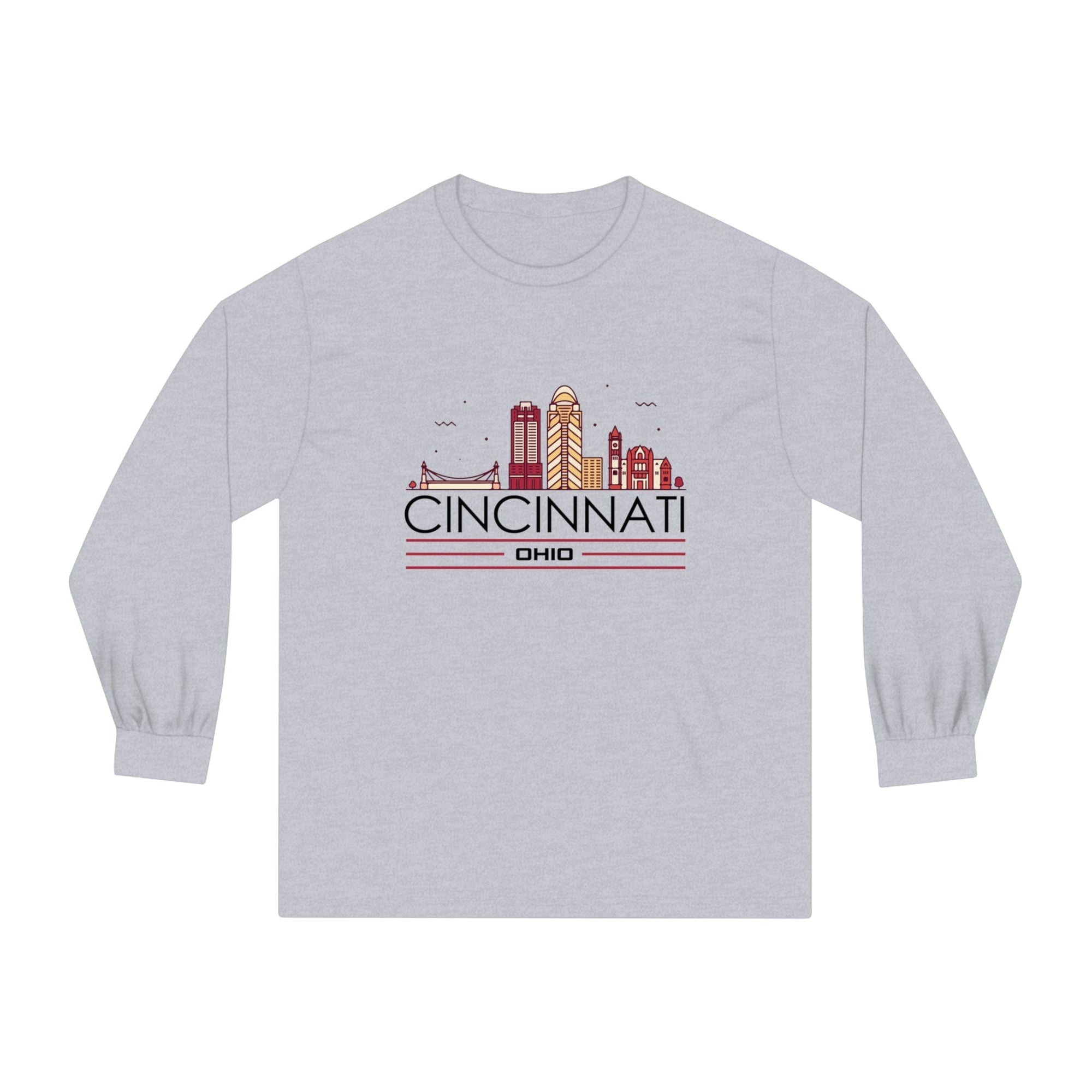 CINCINNATI – Trendy Design, Premium Long Sleeve Tee