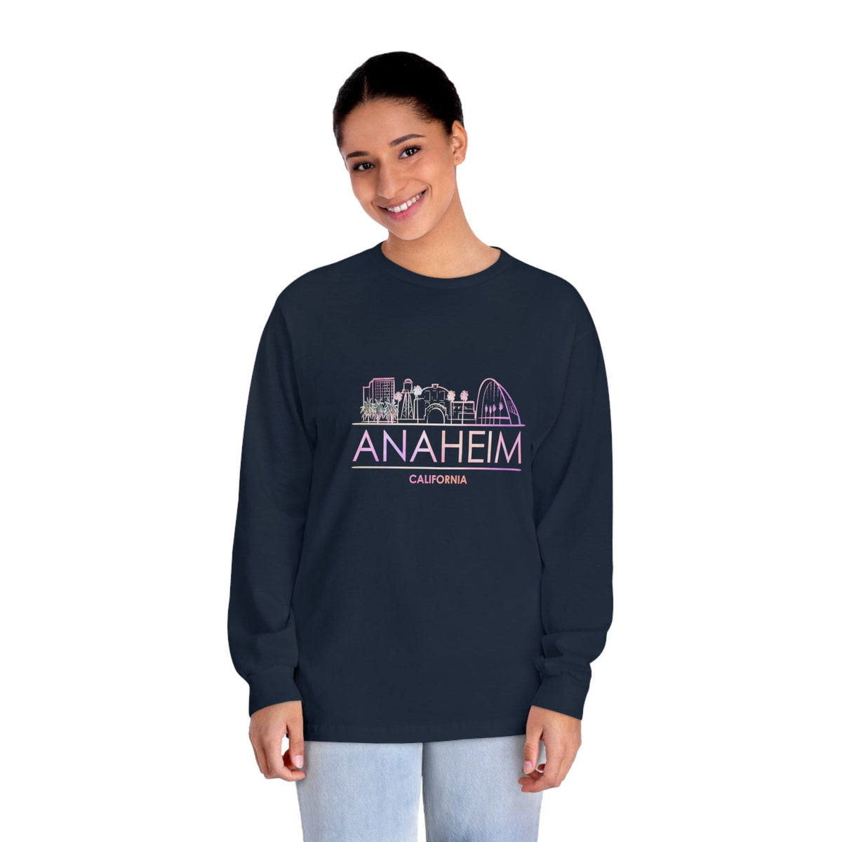 ANAHEIM – Trendy Design, Premium Long Sleeve Tee