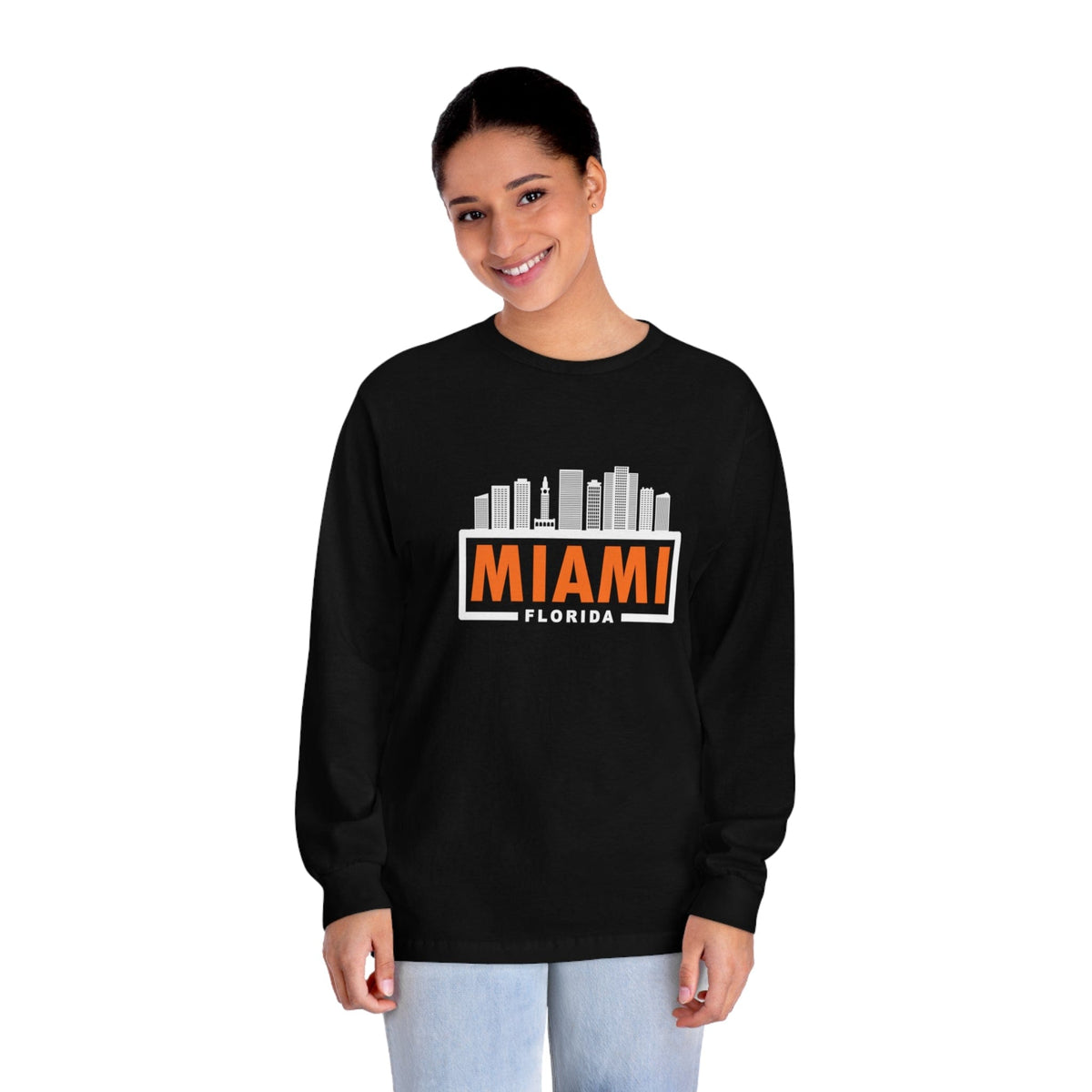 MIAMI – Trendy Design, Premium Long Sleeve Tee