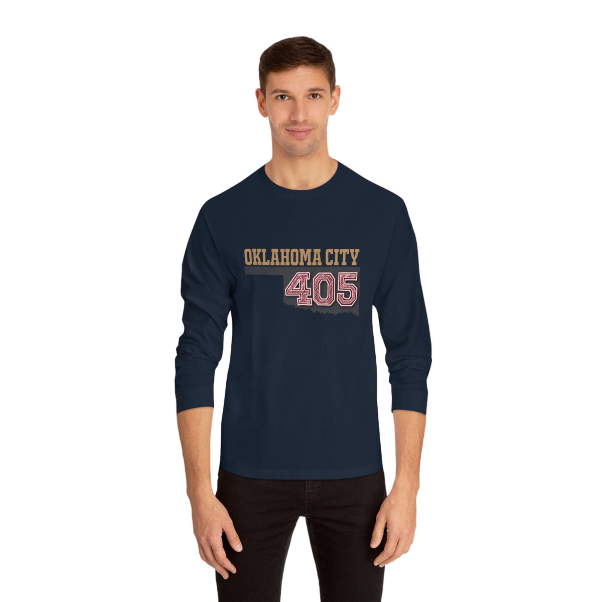 OKLAHOMA CITY – Trendy Design, Premium Long Sleeve Tee