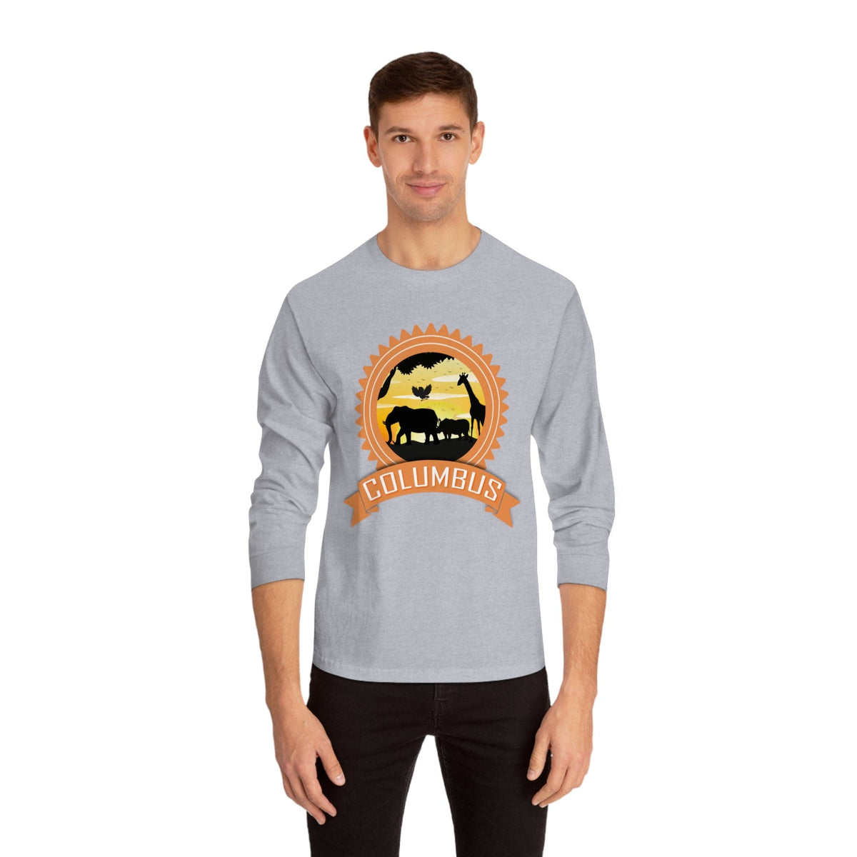 COLUMBUS – Trendy Design, Premium Long Sleeve Tee
