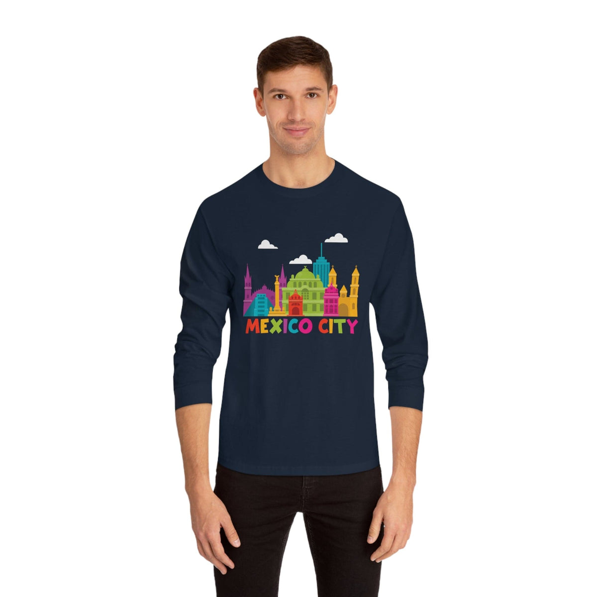 MEXICO CITY – Trendy Design, Premium Long Sleeve Tee