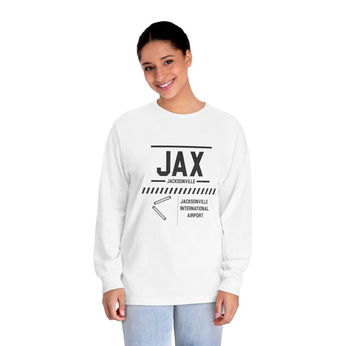 JACKSONVILLE – Trendy Design, Premium Long Sleeve Tee