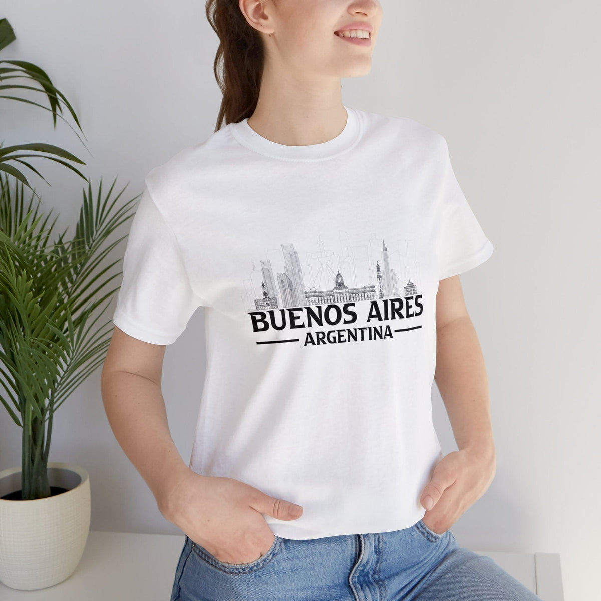 Buenos Aires Skyline - Short Sleeve Tee