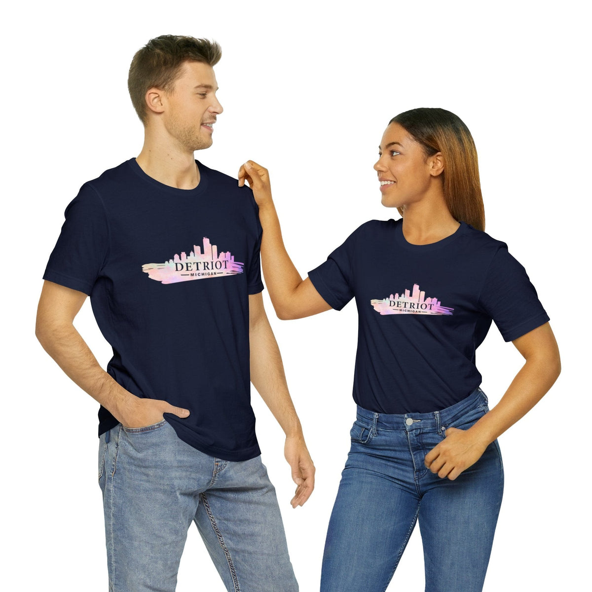 Detroit Skyline - Short Sleeve Tee