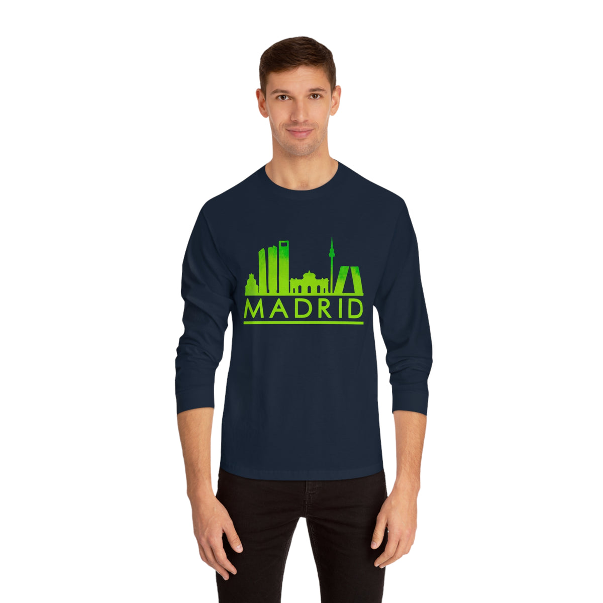 MADRID – Trendy Design, Premium Long Sleeve Tee