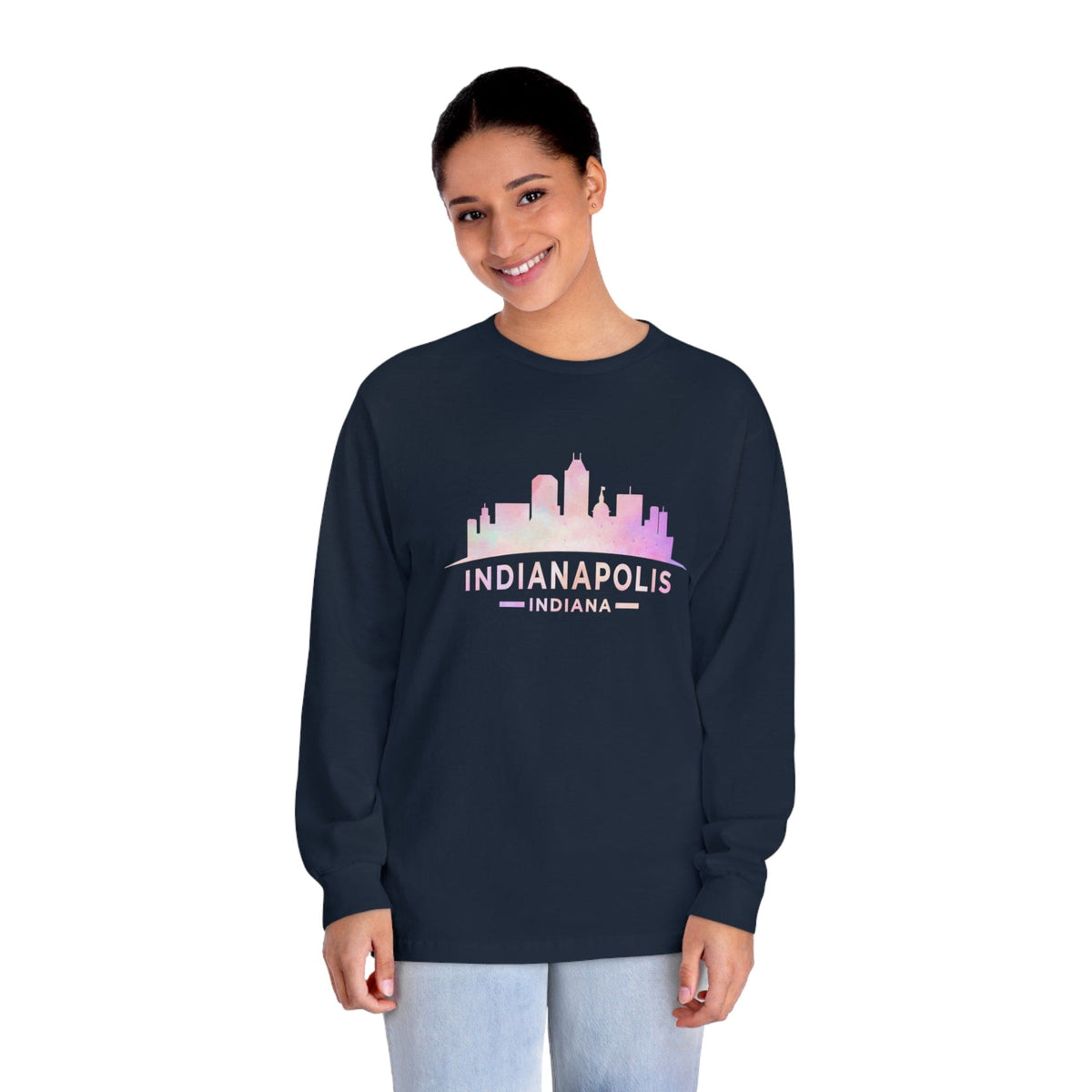 INDIANAPOLIS – Trendy Design, Premium Long Sleeve Tee