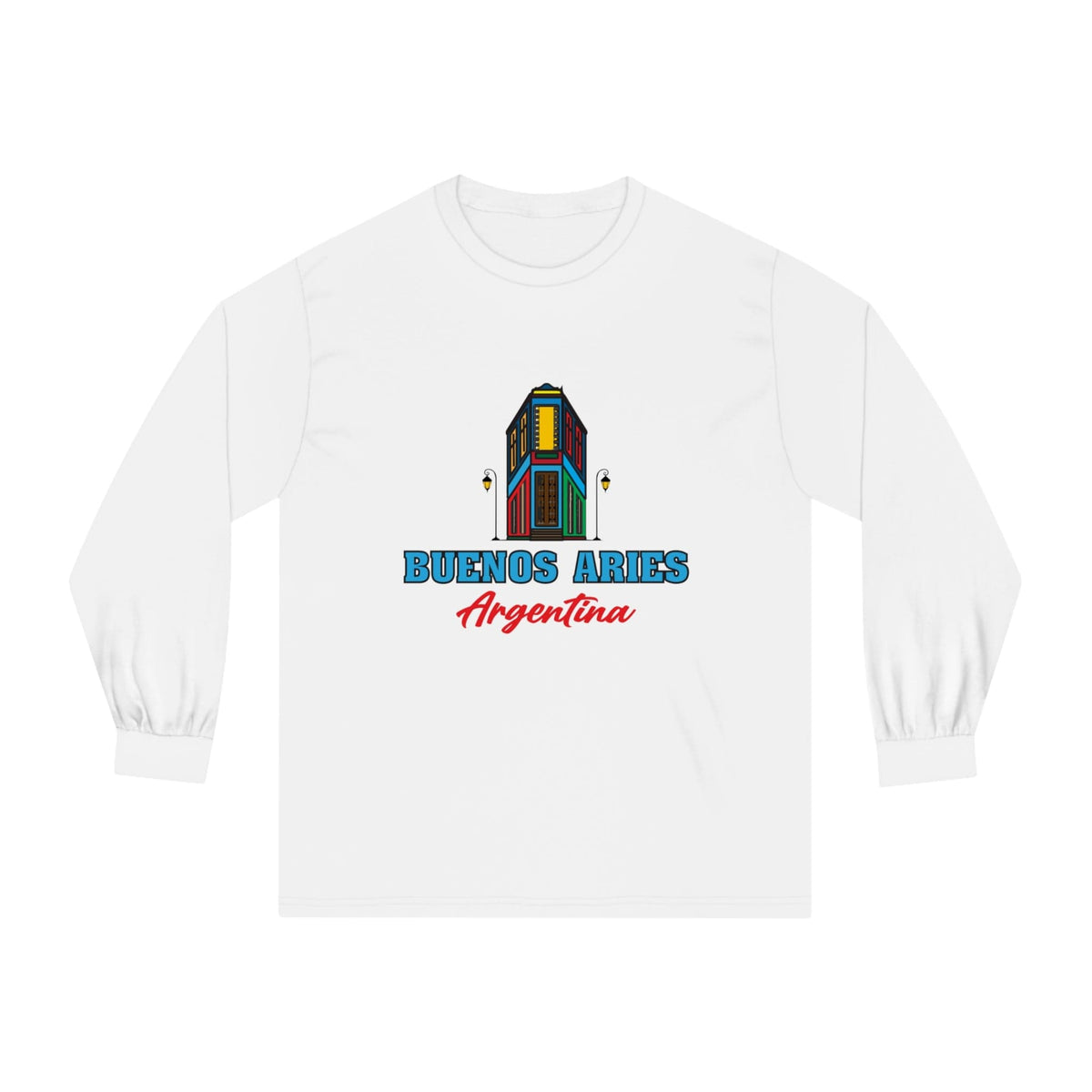 Retro Buenos Aires Landmark - Long Sleeve Tee