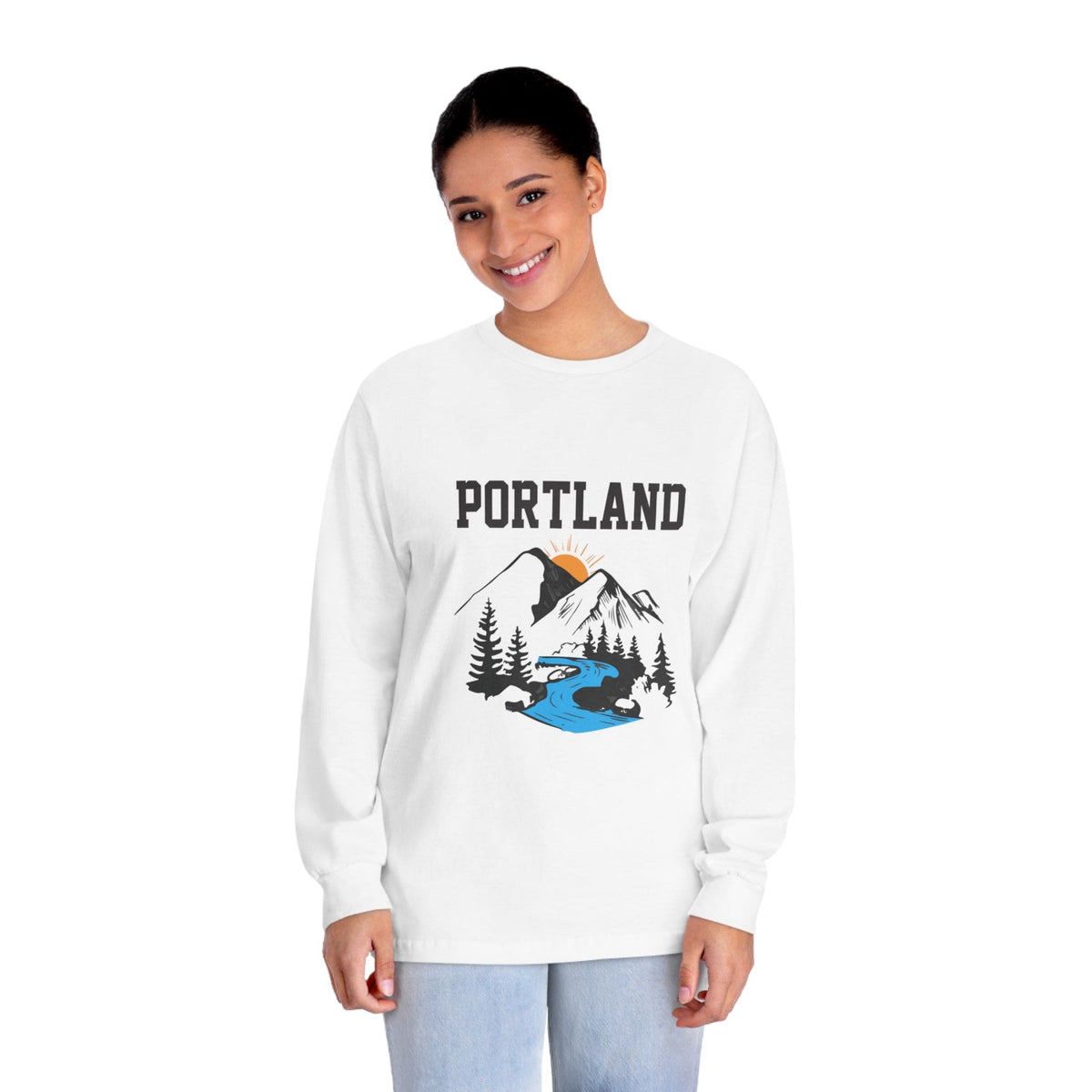 PORTLAND – Trendy Design, Premium Long Sleeve Tee
