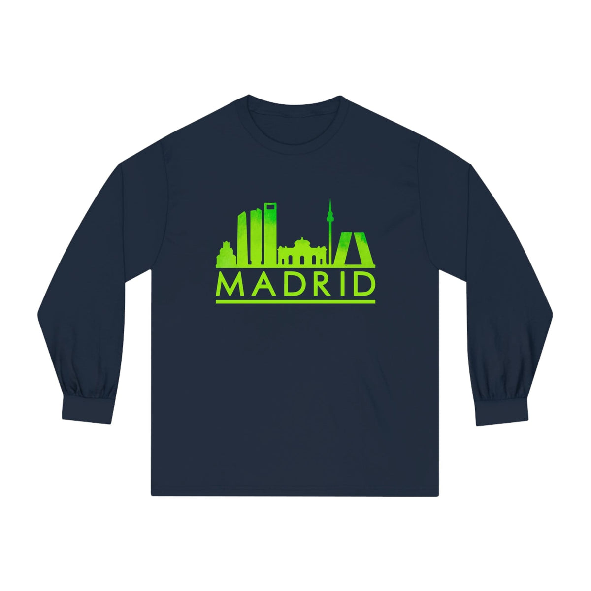 MADRID – Trendy Design, Premium Long Sleeve Tee
