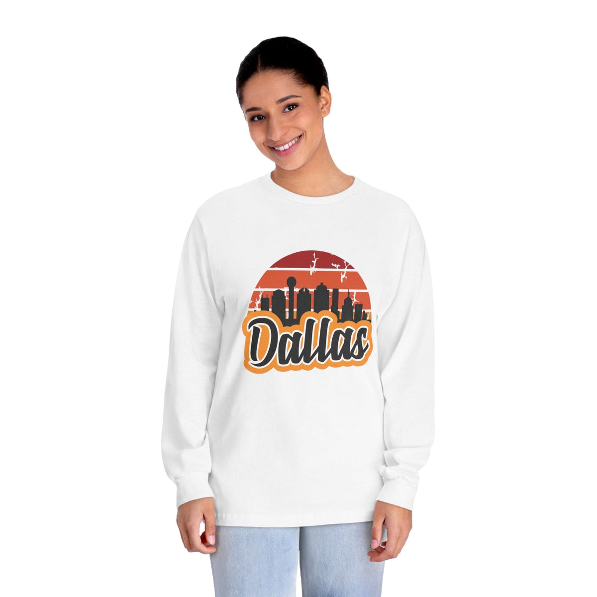 DALLAS – Trendy Design, Premium Long Sleeve Tee