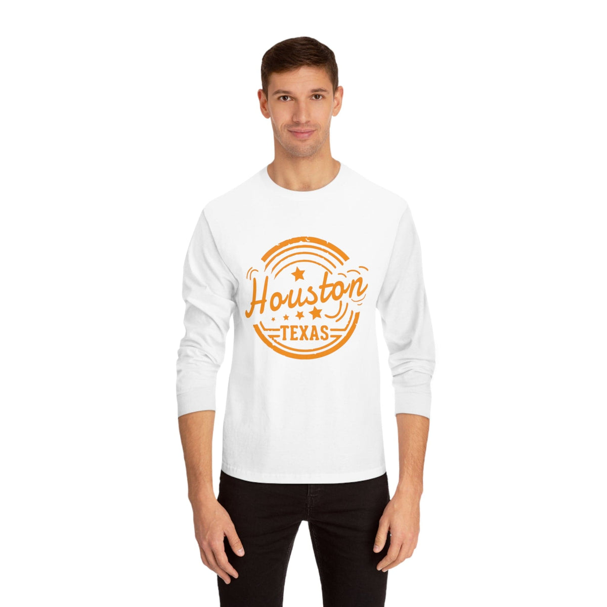 HOUSTON – Trendy Design, Premium Long Sleeve Tee