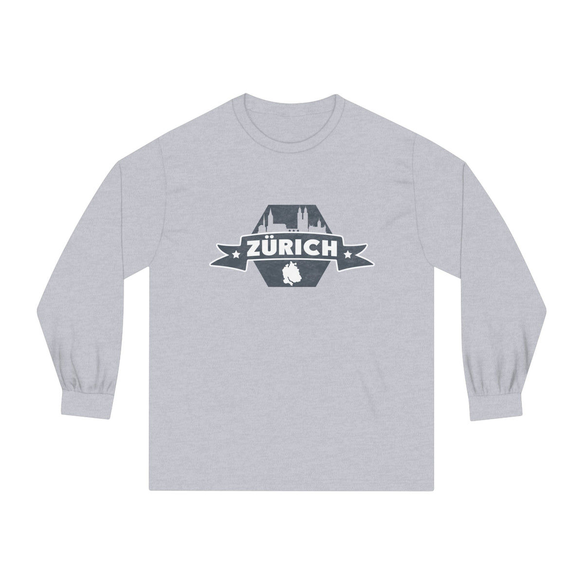 ZURICH – Trendy Design, Premium Long Sleeve Tee