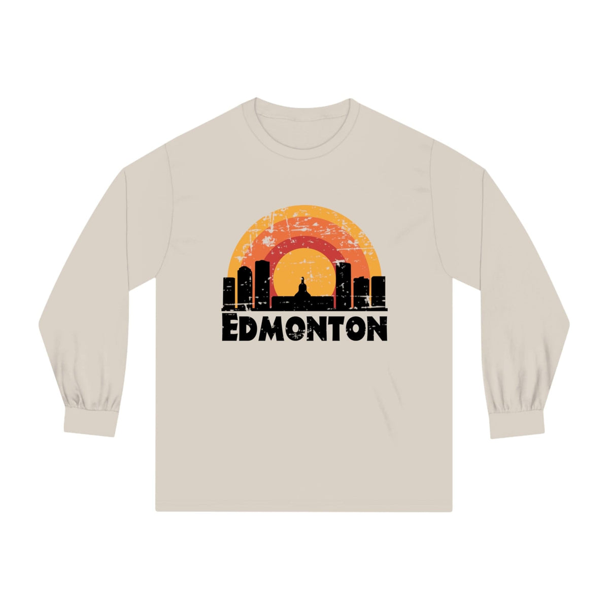 EDMONTON – Trendy Design, Premium Long Sleeve Tee