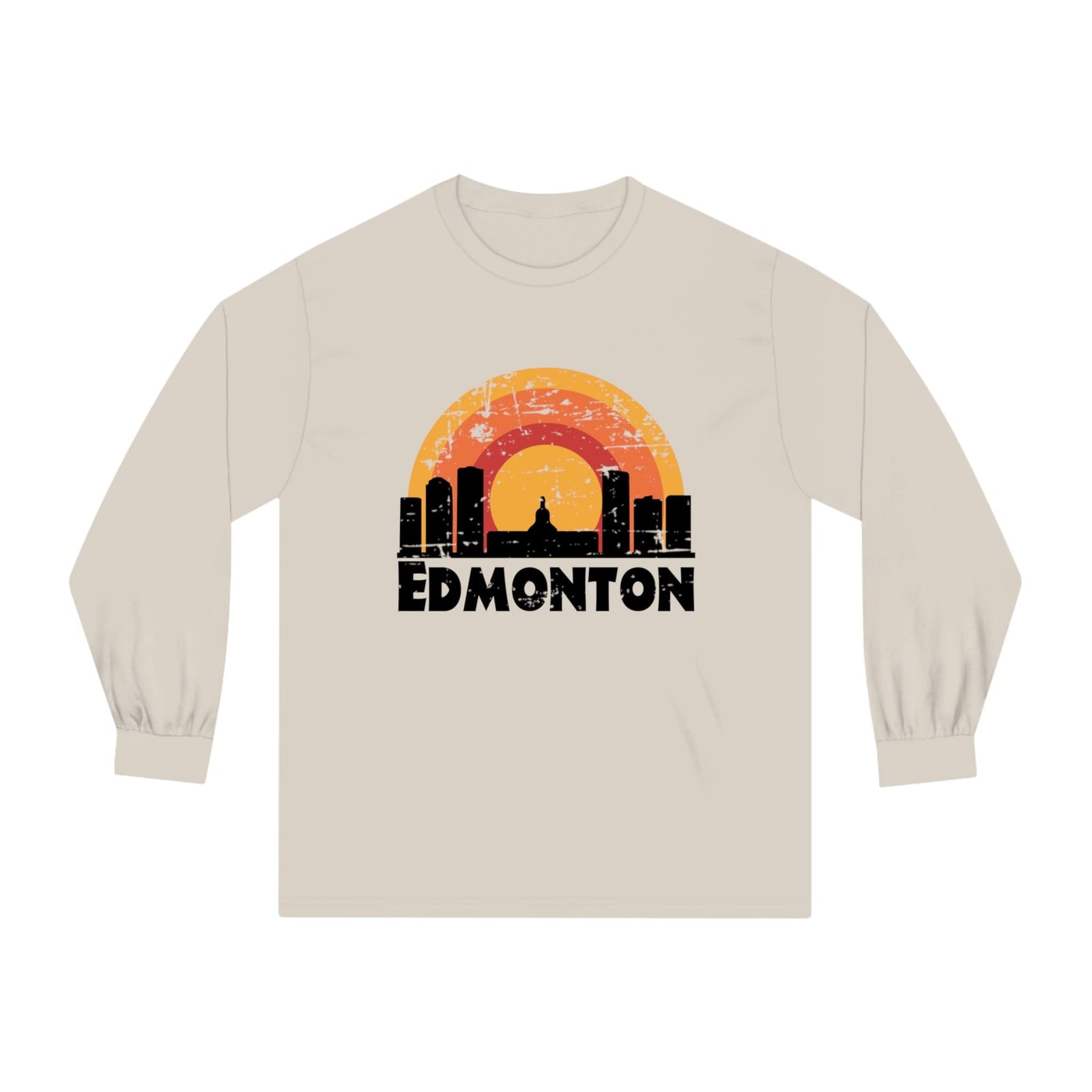 EDMONTON – Trendy Design, Premium Long Sleeve Tee