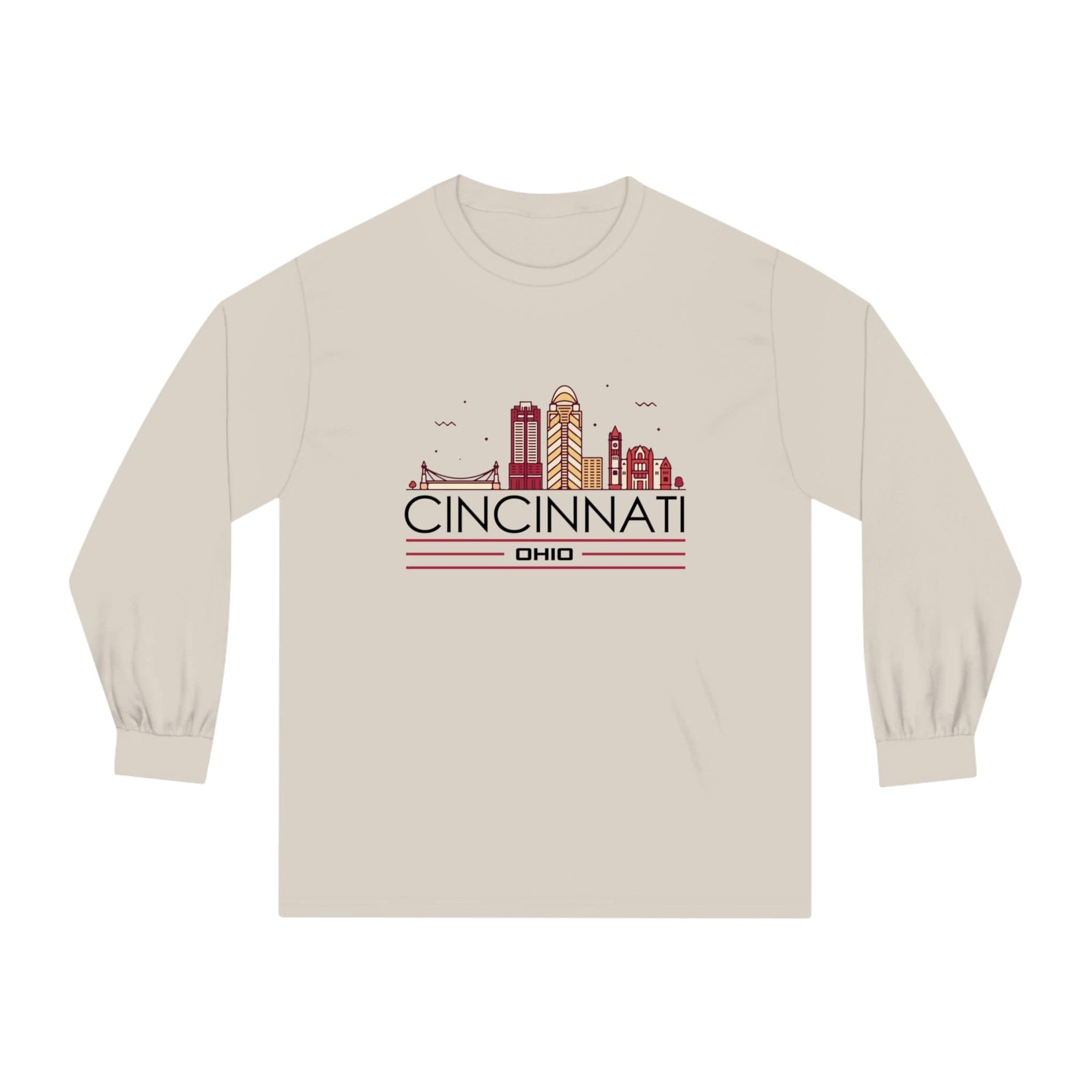 CINCINNATI – Trendy Design, Premium Long Sleeve Tee