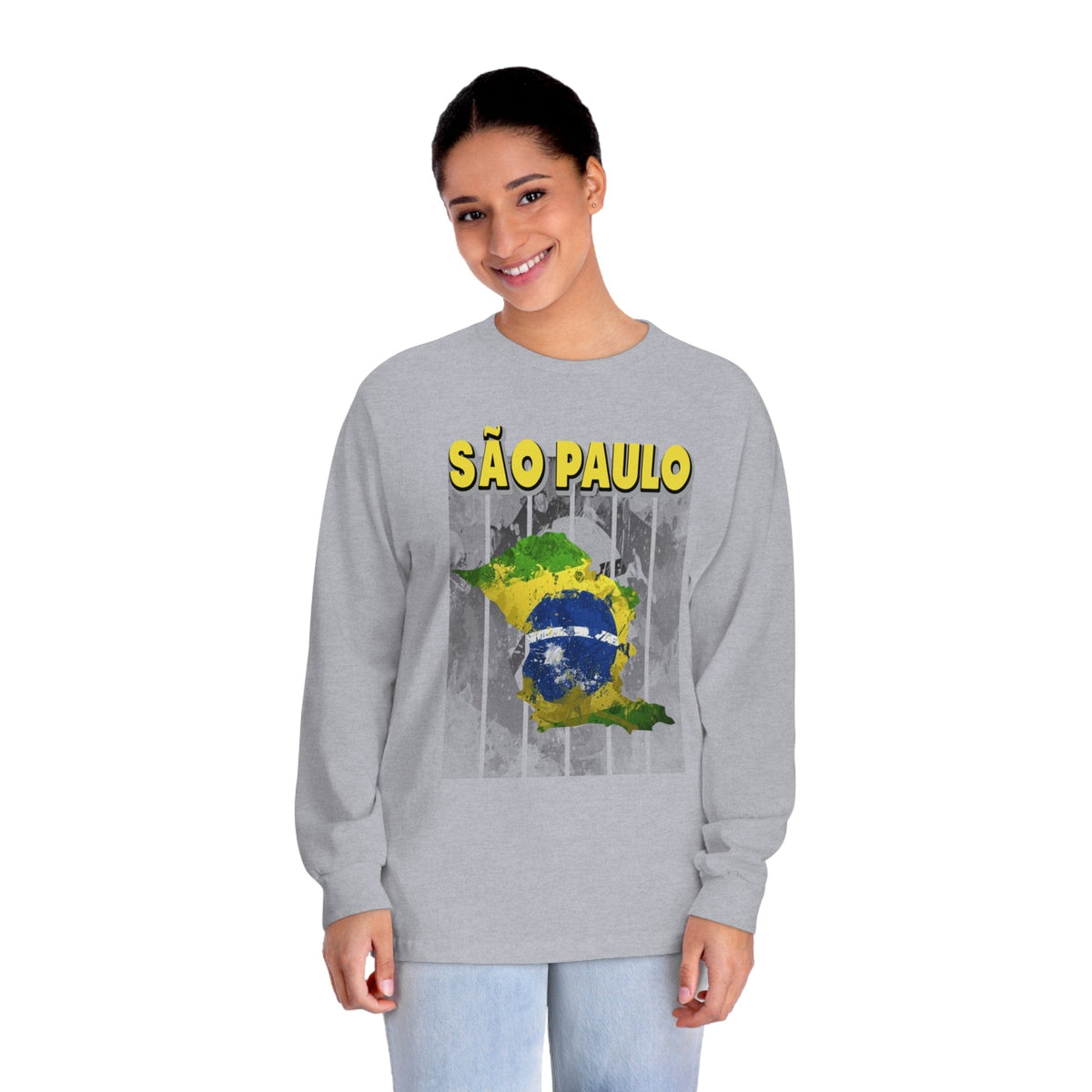SAO PAULO – Trendy Design, Premium Long Sleeve Tee