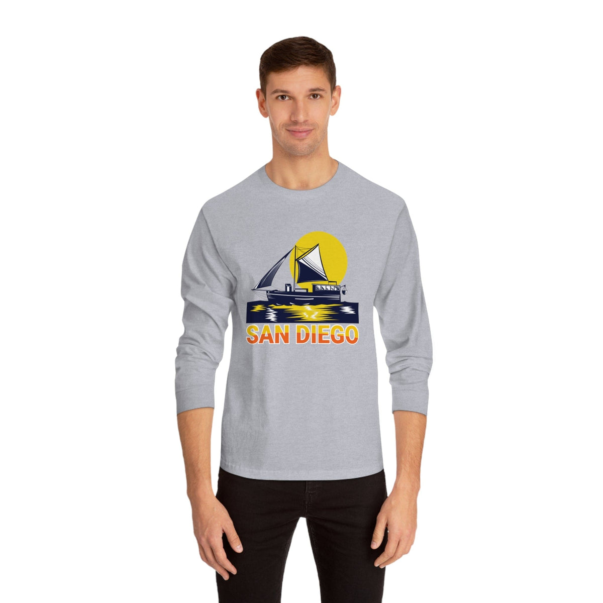 SAN DIEGO – Trendy Design, Premium Long Sleeve Tee