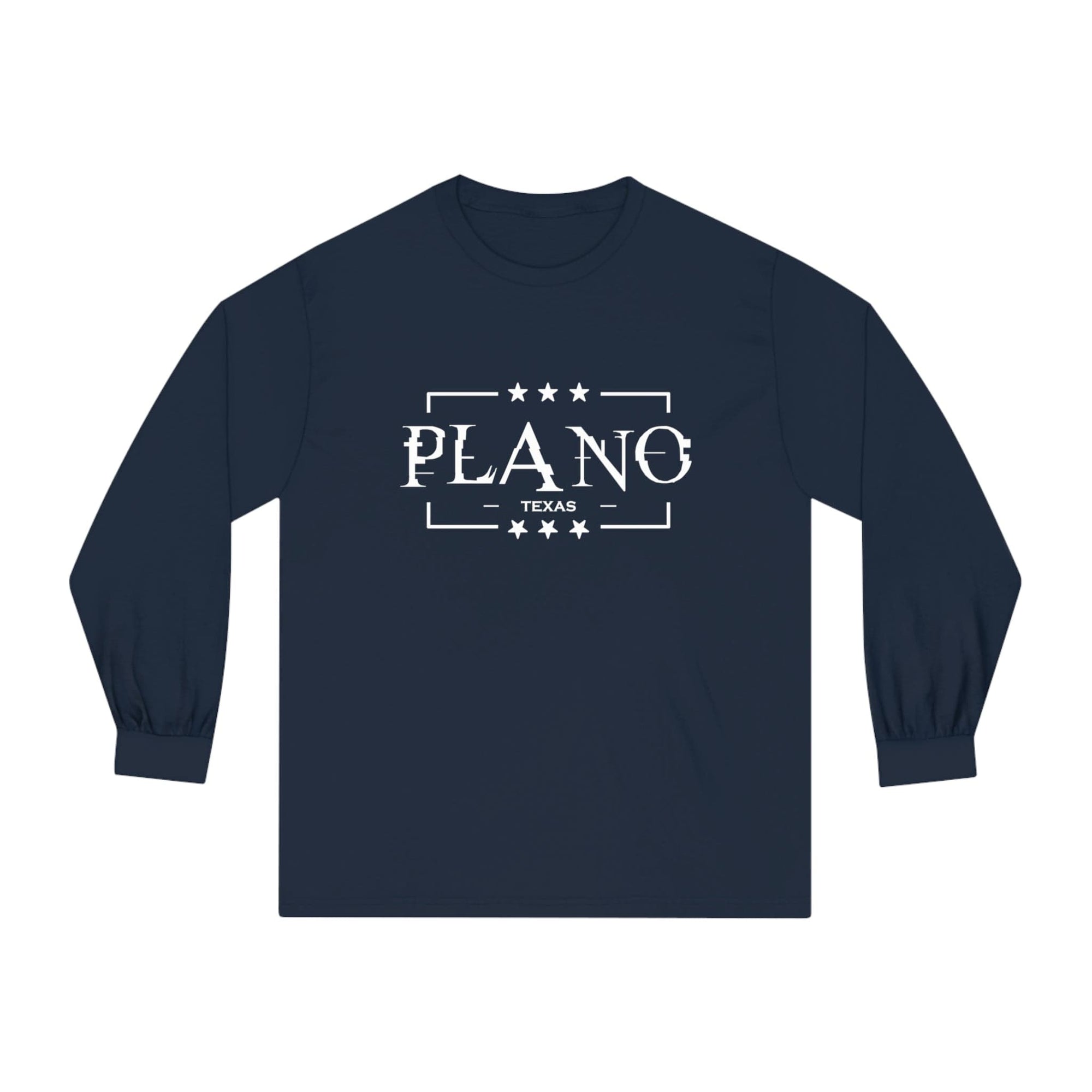 PLANO – Trendy Design, Premium Long Sleeve Tee