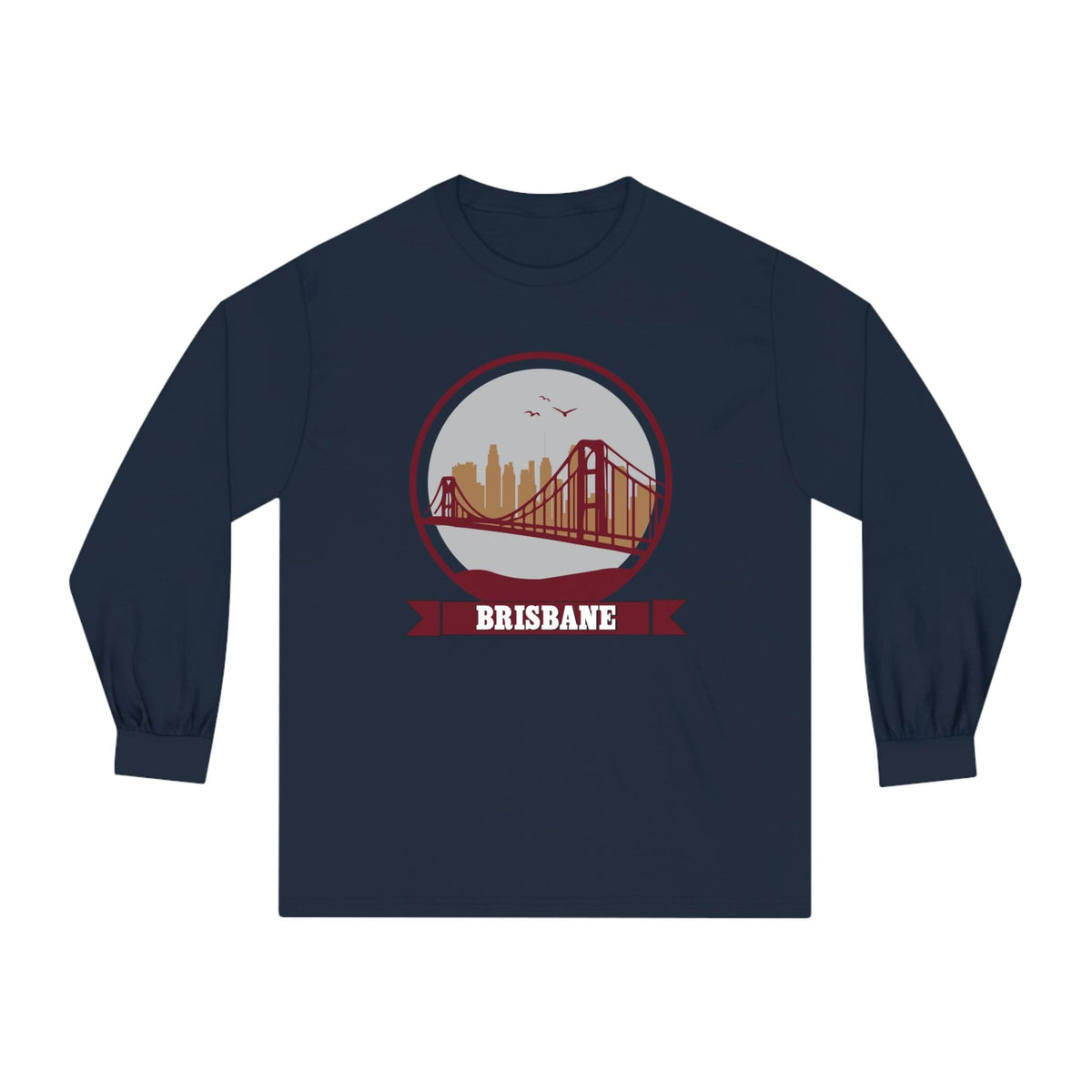 BRISBANE – Trendy Design, Premium Long Sleeve Tee