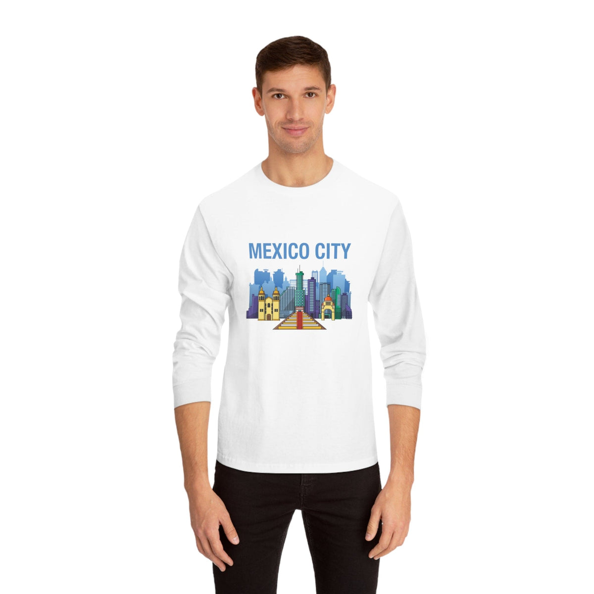 MEXICO CITY – Trendy Design, Premium Long Sleeve Tee