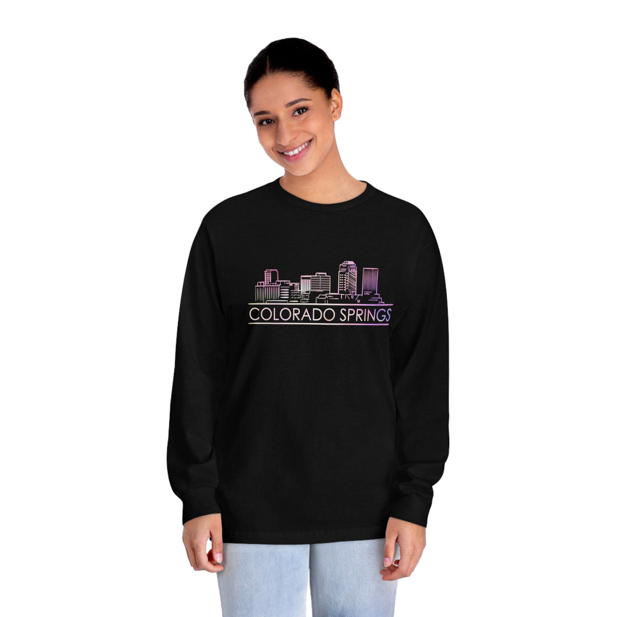 COLORADO SPRINGS – Trendy Design, Premium Long Sleeve Tee