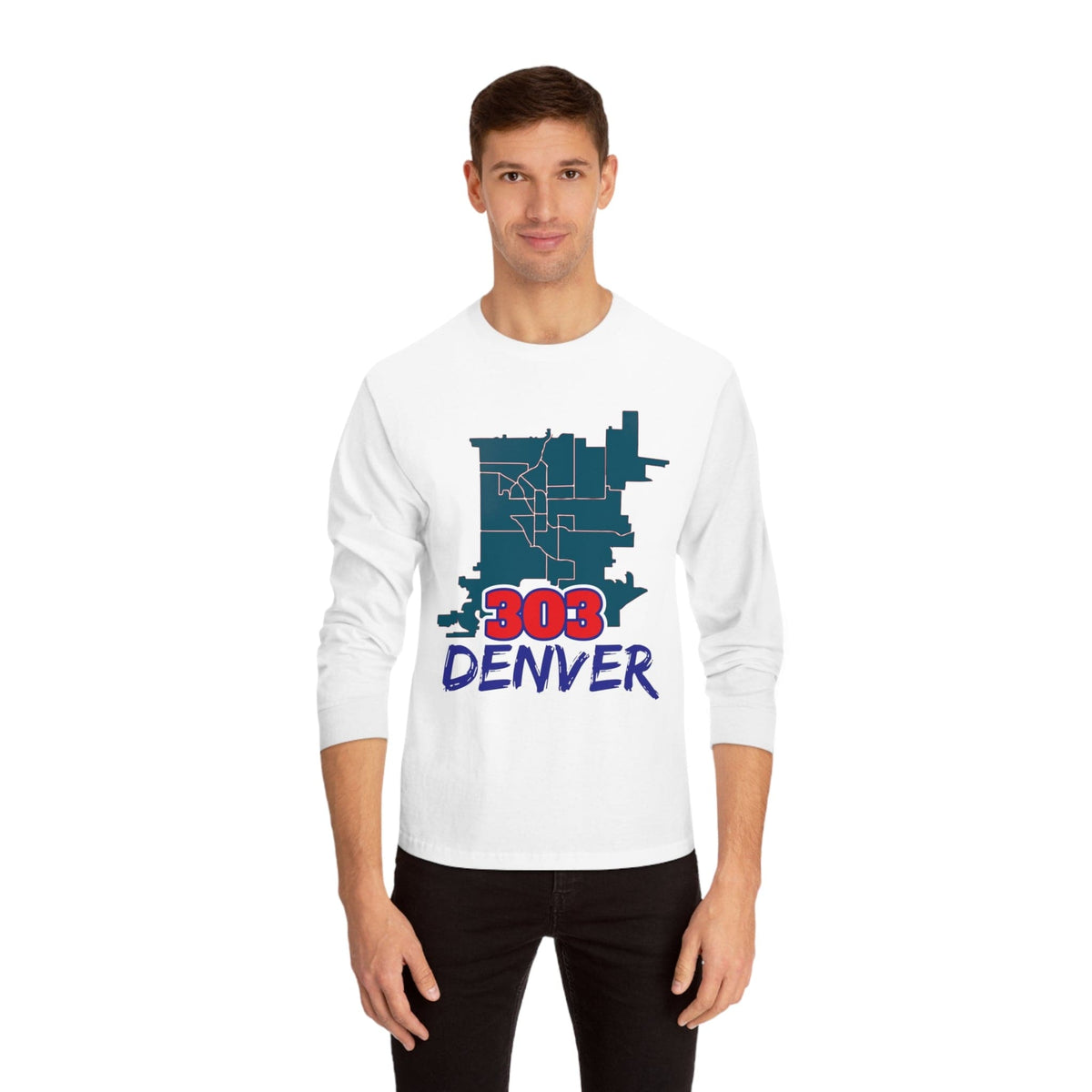DENVER – Trendy Design, Premium Long Sleeve Tee