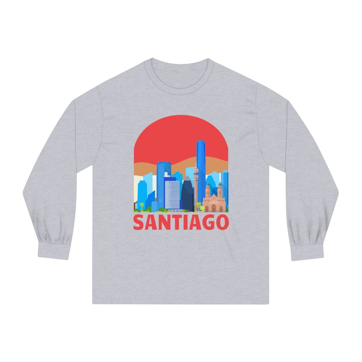SANTIAGO – Trendy Design, Premium Long Sleeve Tee