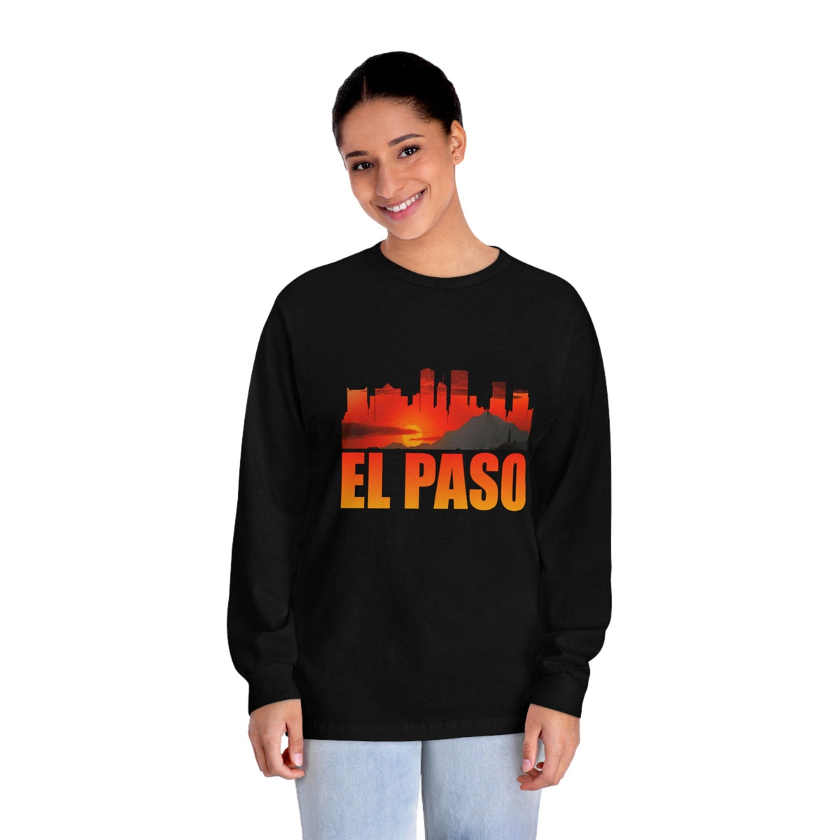 EL PASO – Trendy Design, Premium Long Sleeve Tee
