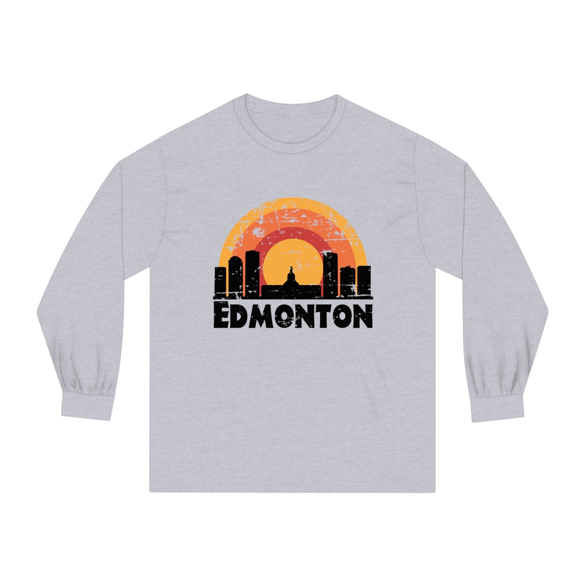 EDMONTON – Trendy Design, Premium Long Sleeve Tee