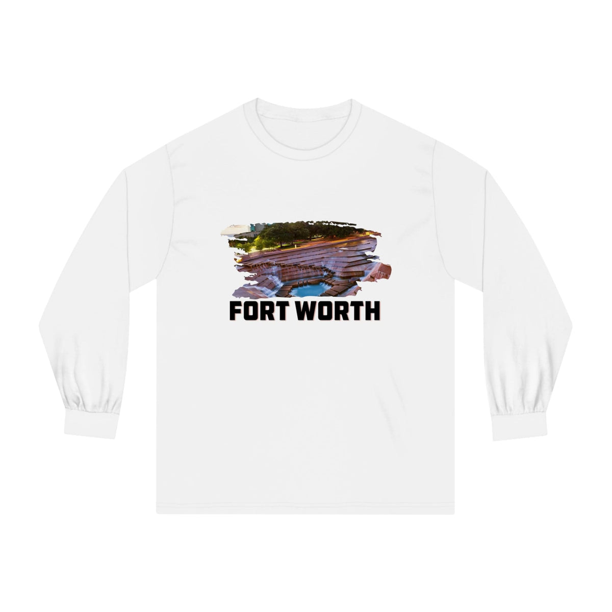 FORT WORTH – Trendy Design, Premium Long Sleeve Tee