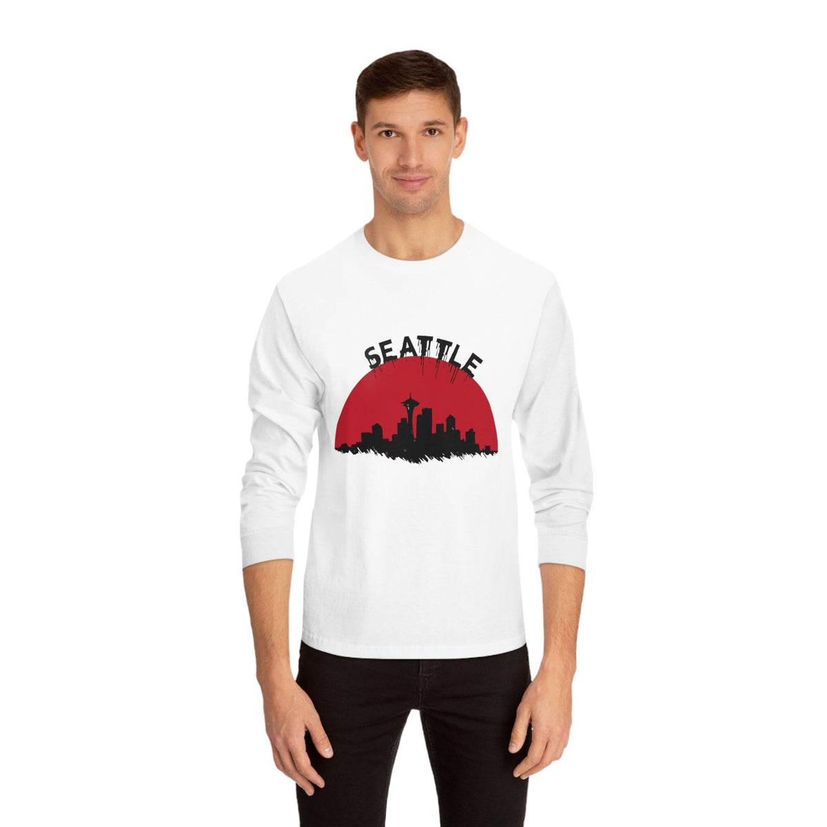 SEATTLE – Trendy Design, Premium Long Sleeve Tee
