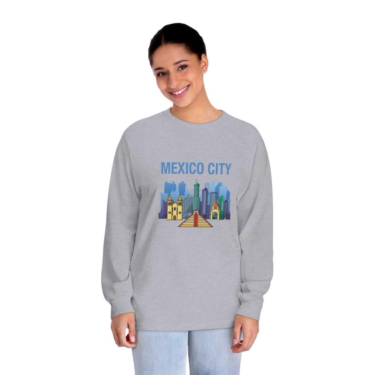 MEXICO CITY – Trendy Design, Premium Long Sleeve Tee