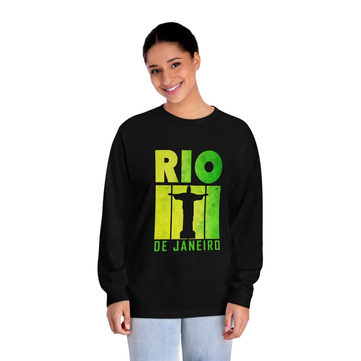RO de JANEIRO – Trendy Design, Premium Long Sleeve Tee
