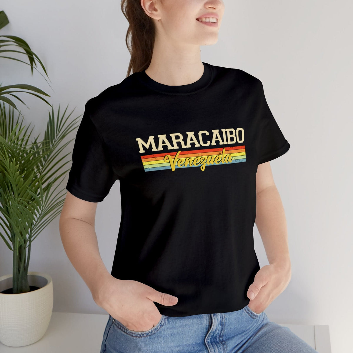 Vibrant Stripes Maracaibo - Short Sleeve Tee