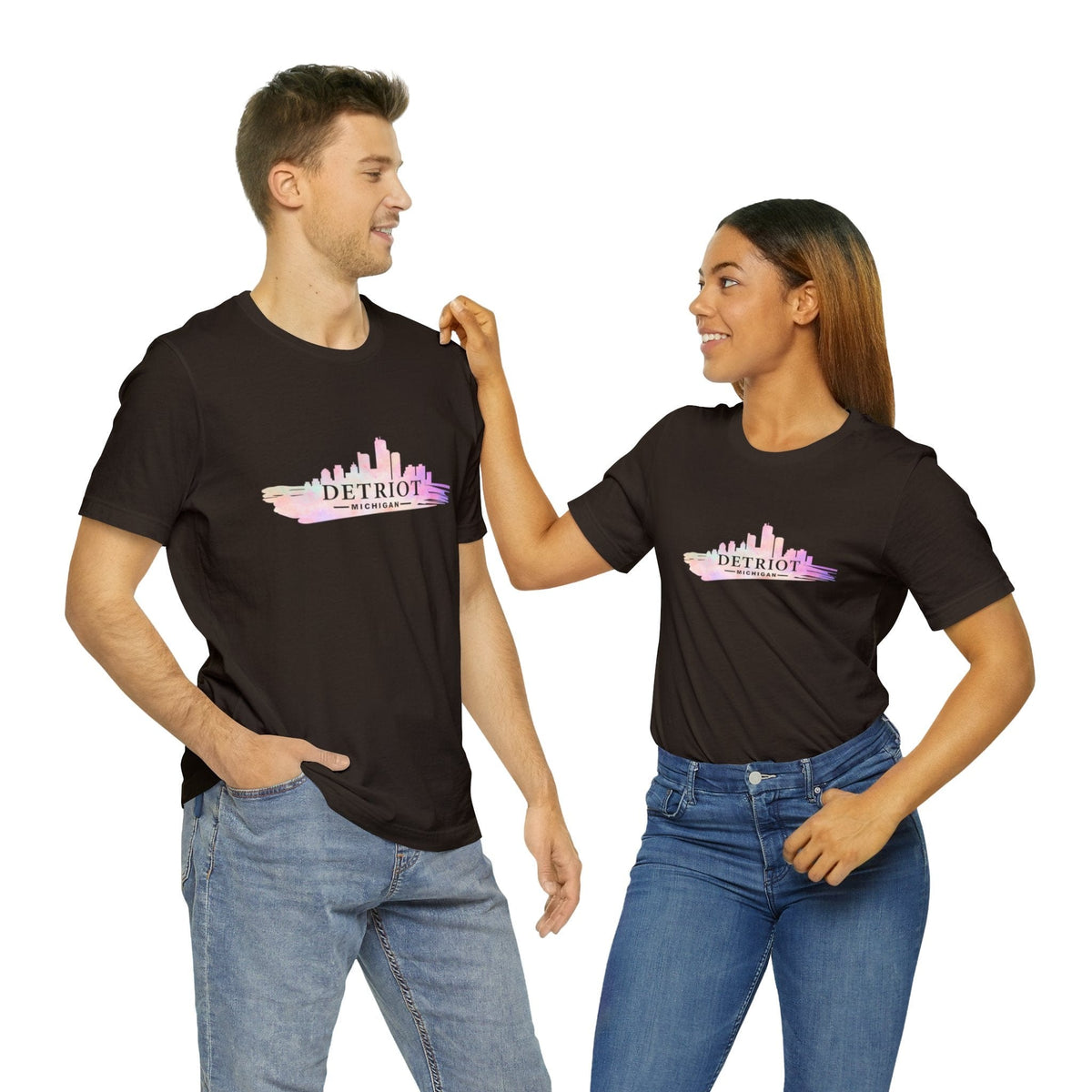 Detroit Skyline - Short Sleeve Tee