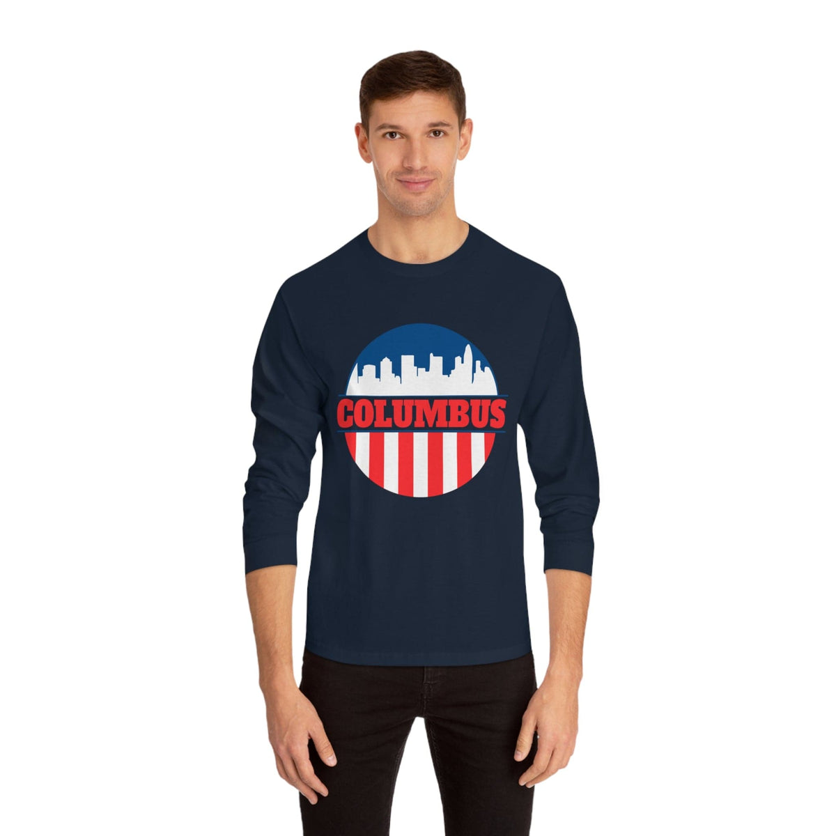 COLUMBUS – Trendy Design, Premium Long Sleeve Tee