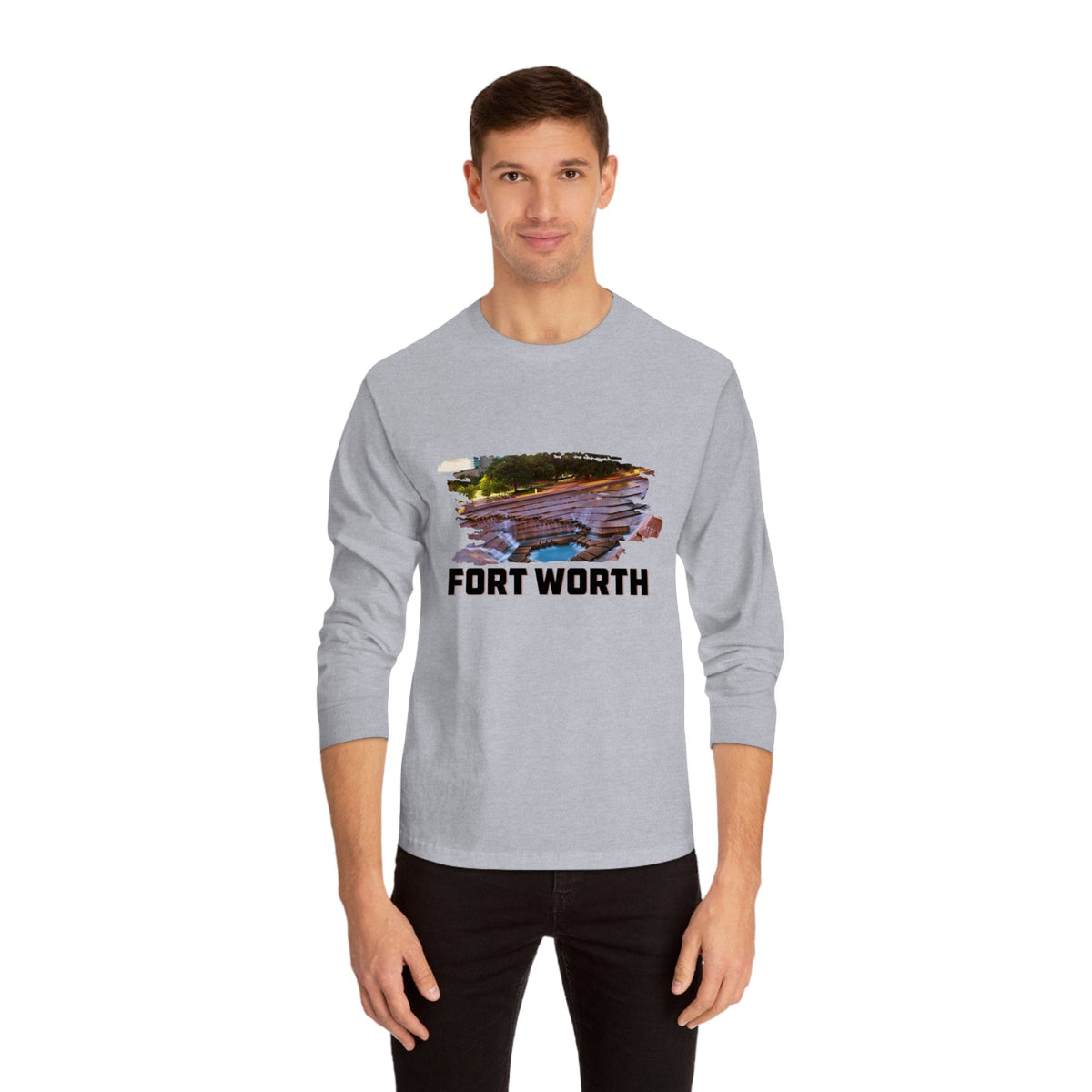 FORT WORTH – Trendy Design, Premium Long Sleeve Tee