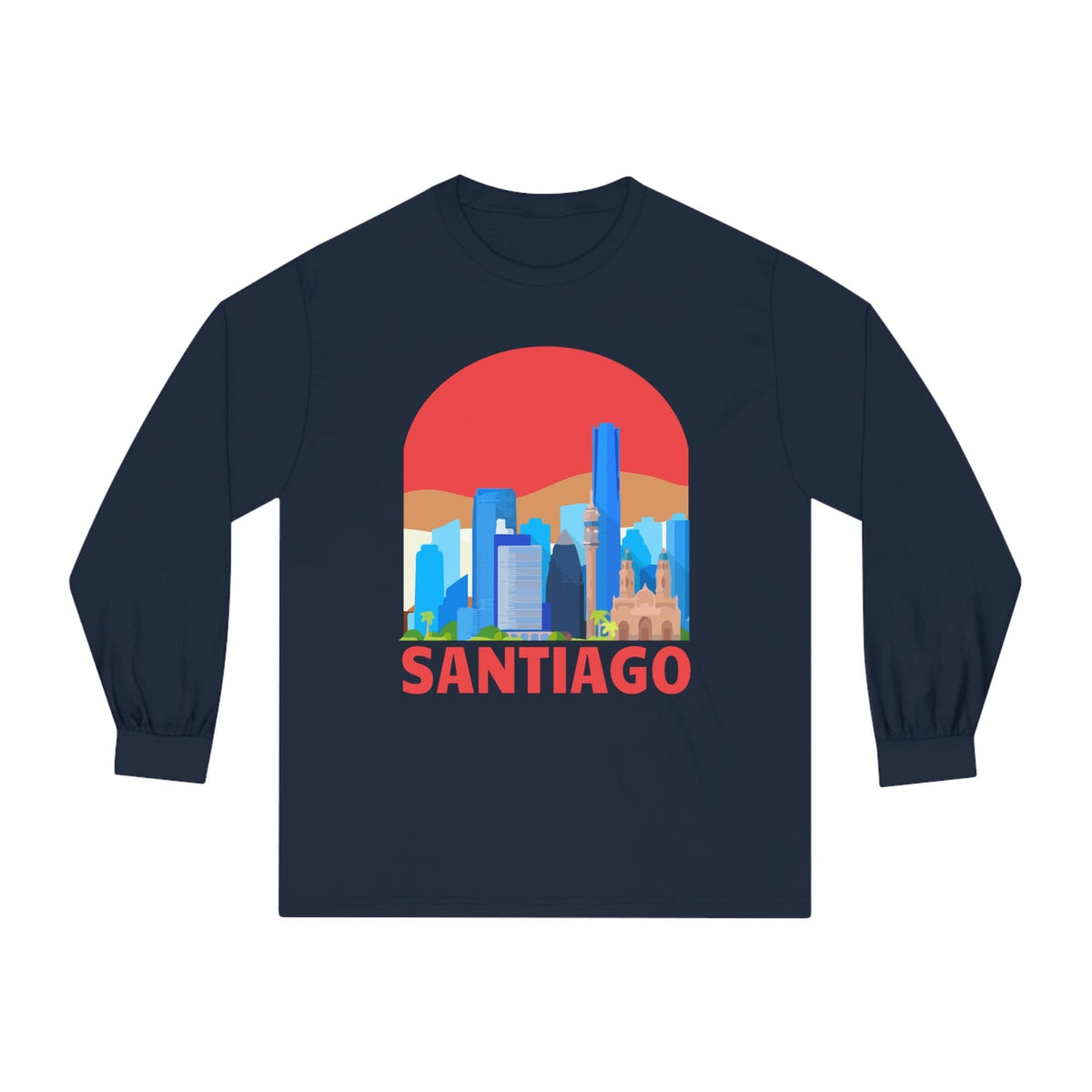 SANTIAGO – Trendy Design, Premium Long Sleeve Tee