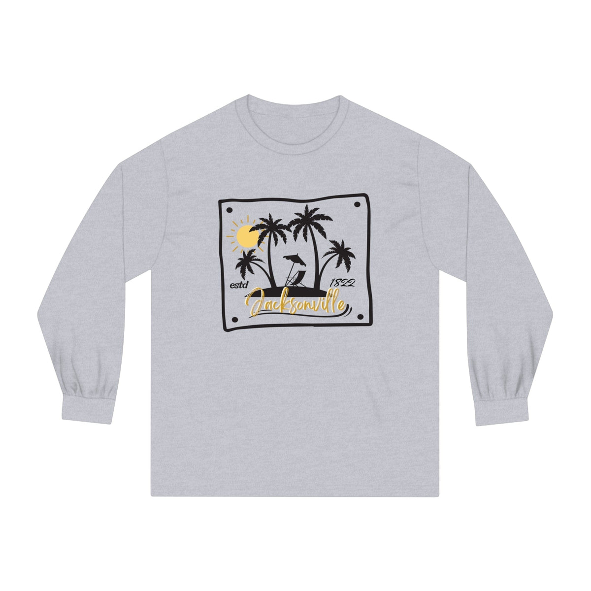 JACKSONVILLE – Trendy Design, Premium Long Sleeve Tee