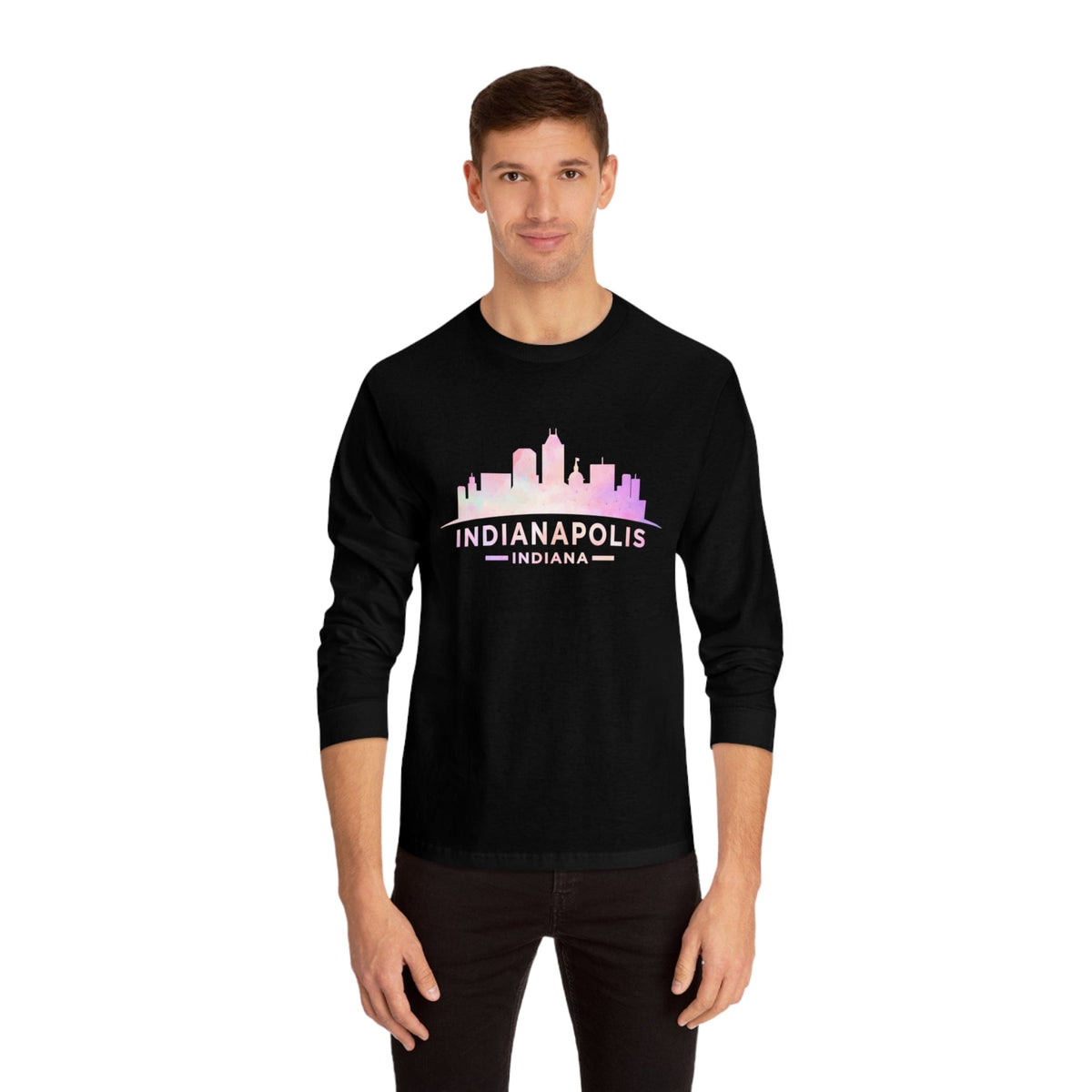 INDIANAPOLIS – Trendy Design, Premium Long Sleeve Tee