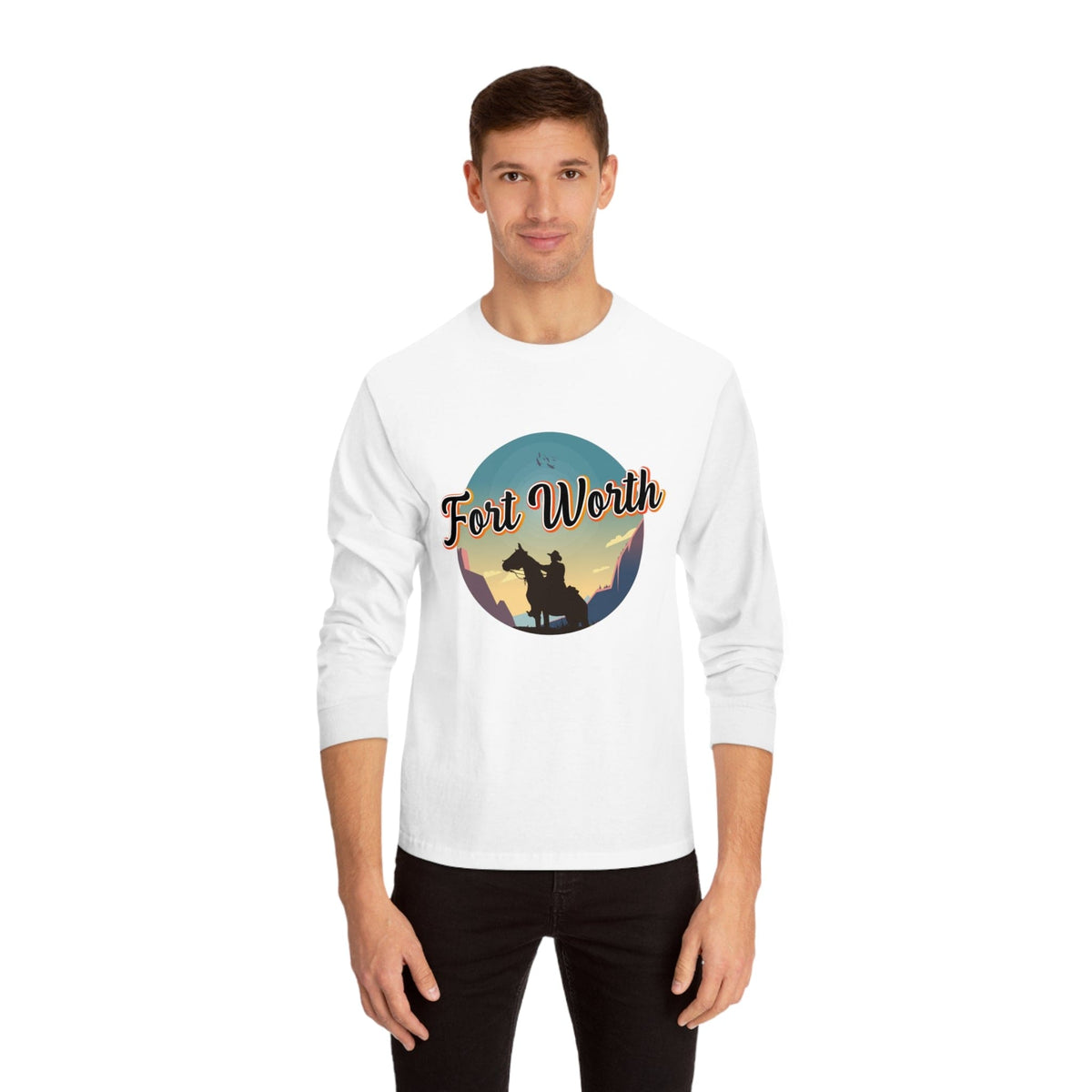FORT WORTH – Trendy Design, Premium Long Sleeve Tee