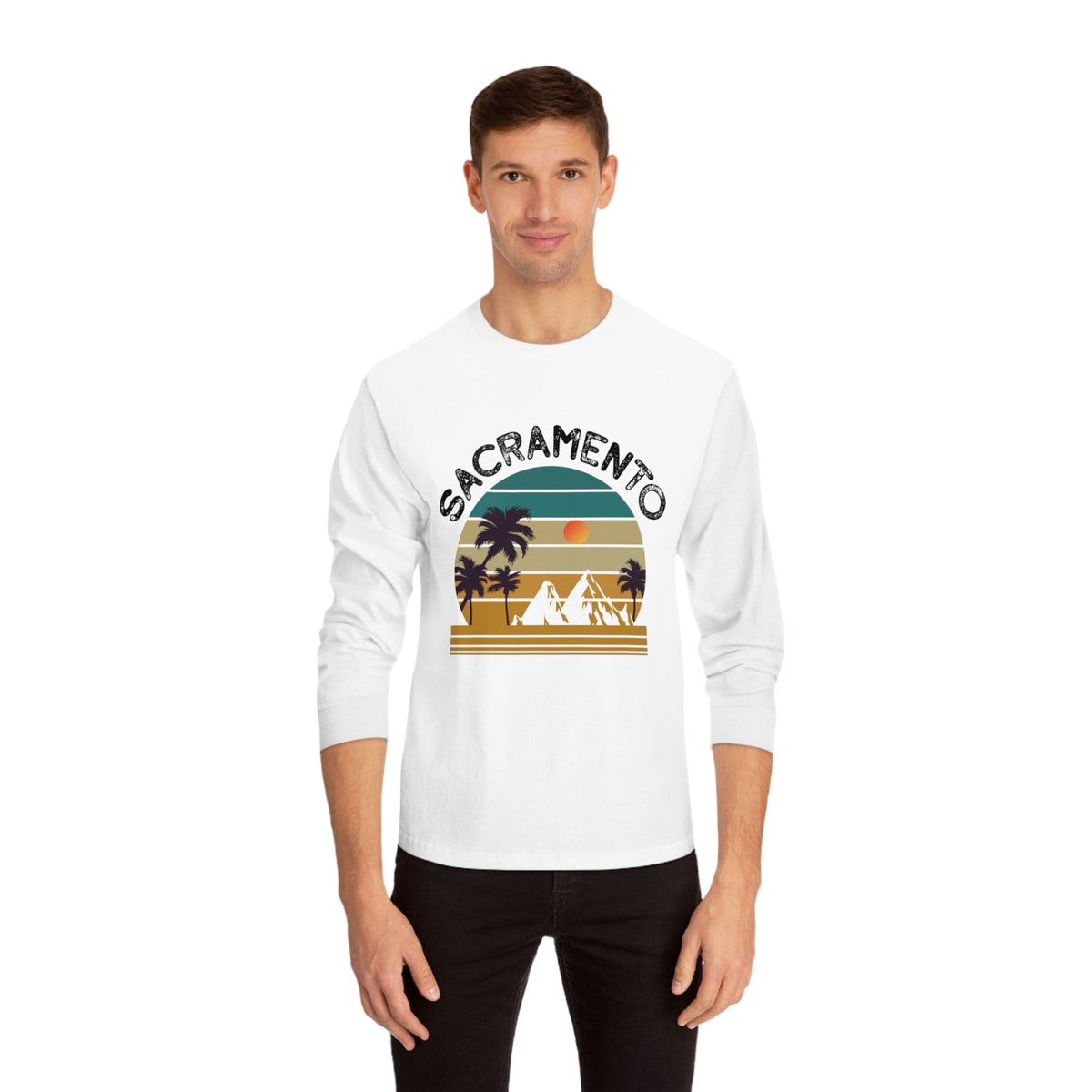 SACRAMENTO – Trendy Design, Premium Long Sleeve Tee