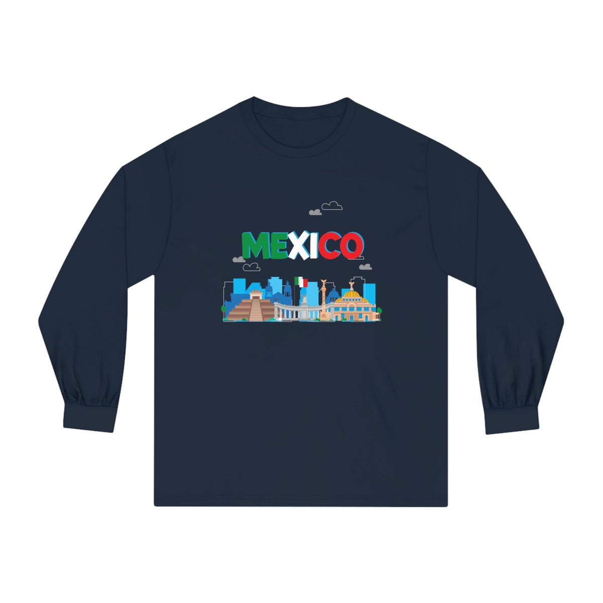 MEXICO CITY – Trendy Design, Premium Long Sleeve Tee