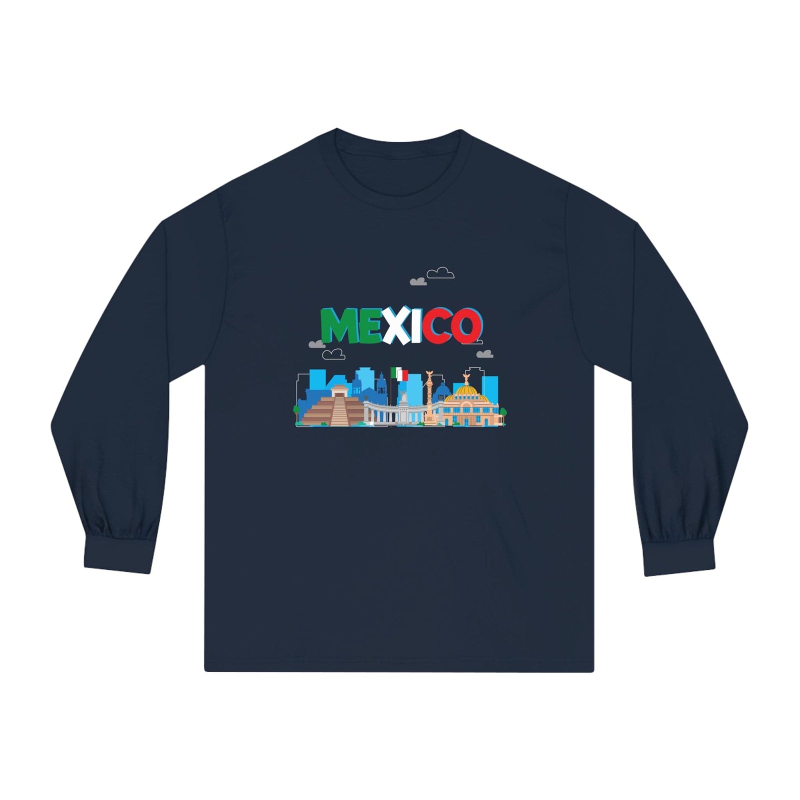 MEXICO CITY – Trendy Design, Premium Long Sleeve Tee