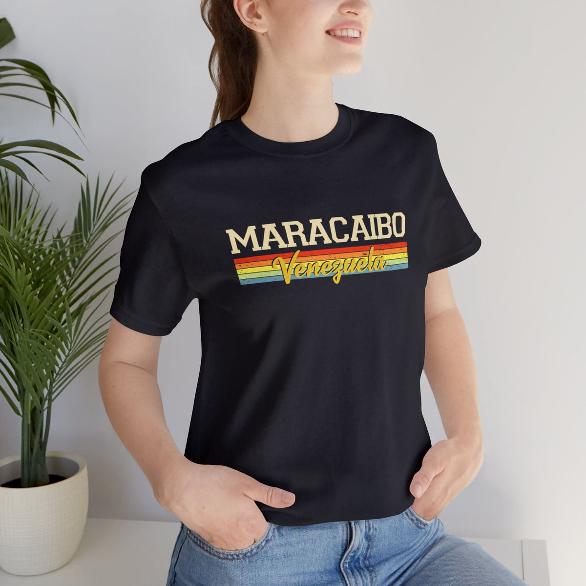 Vibrant Stripes Maracaibo - Short Sleeve Tee