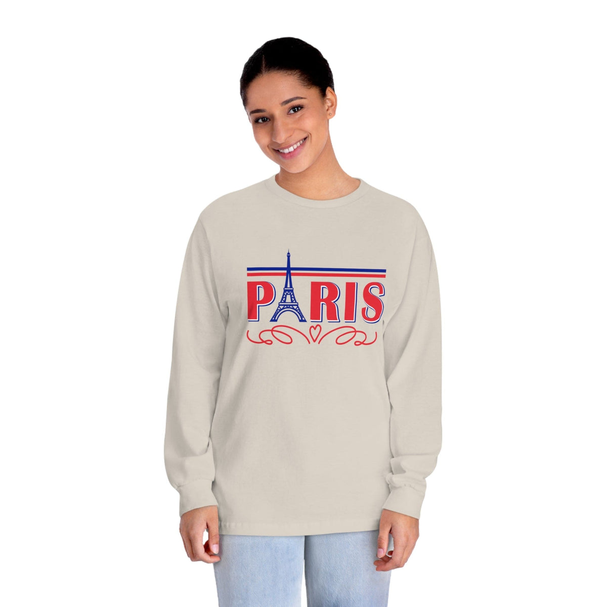 PARIS – Trendy Design, Premium Long Sleeve Tee