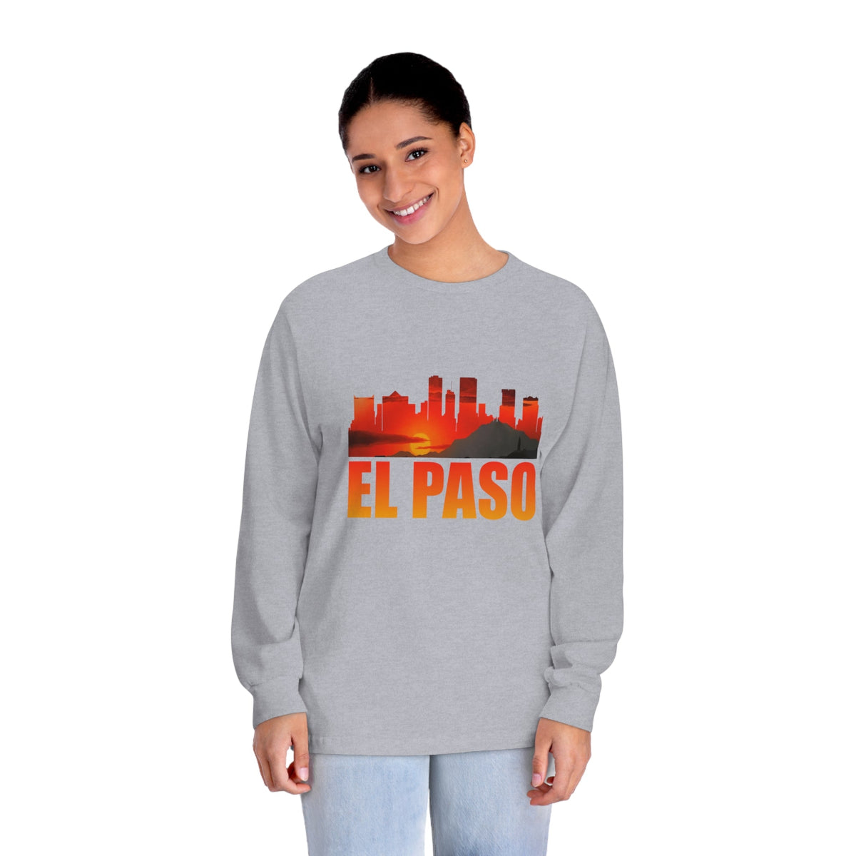 EL PASO – Trendy Design, Premium Long Sleeve Tee
